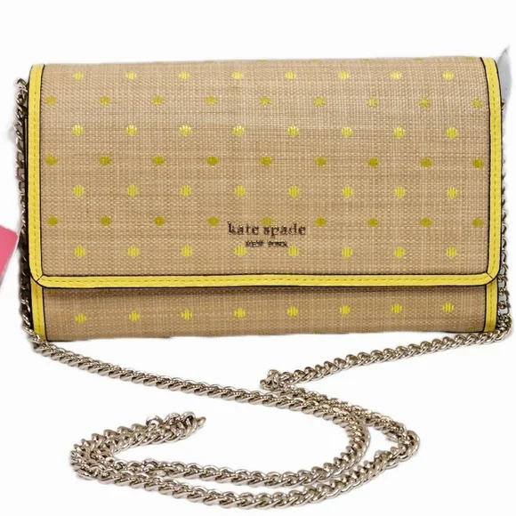 Kate Spade Rafia Roulette Dots Crossbody - Picture 17 of 17